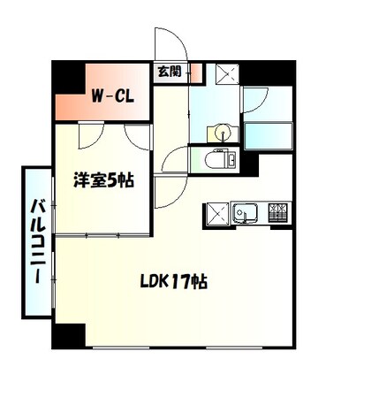 北四番丁駅 徒歩1分 2階の物件間取画像